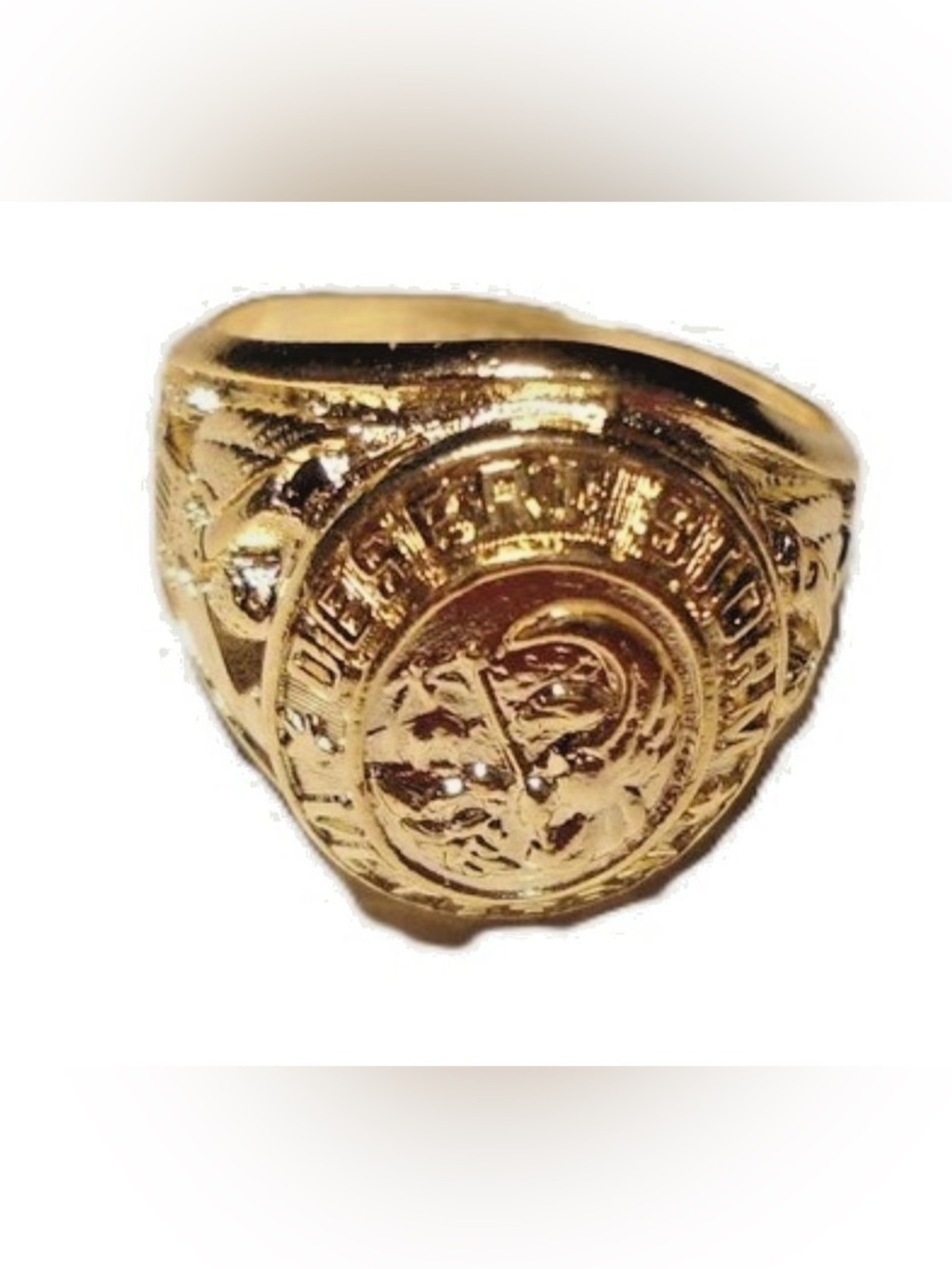Men’s Desert Storm Veteran Ring 18k GE